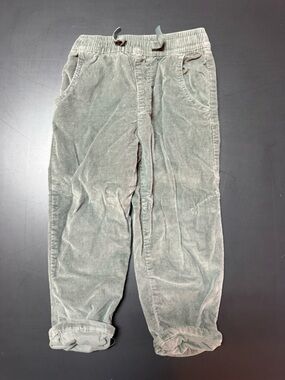 ZARA Kids Green Corduroy Drawstring Pants